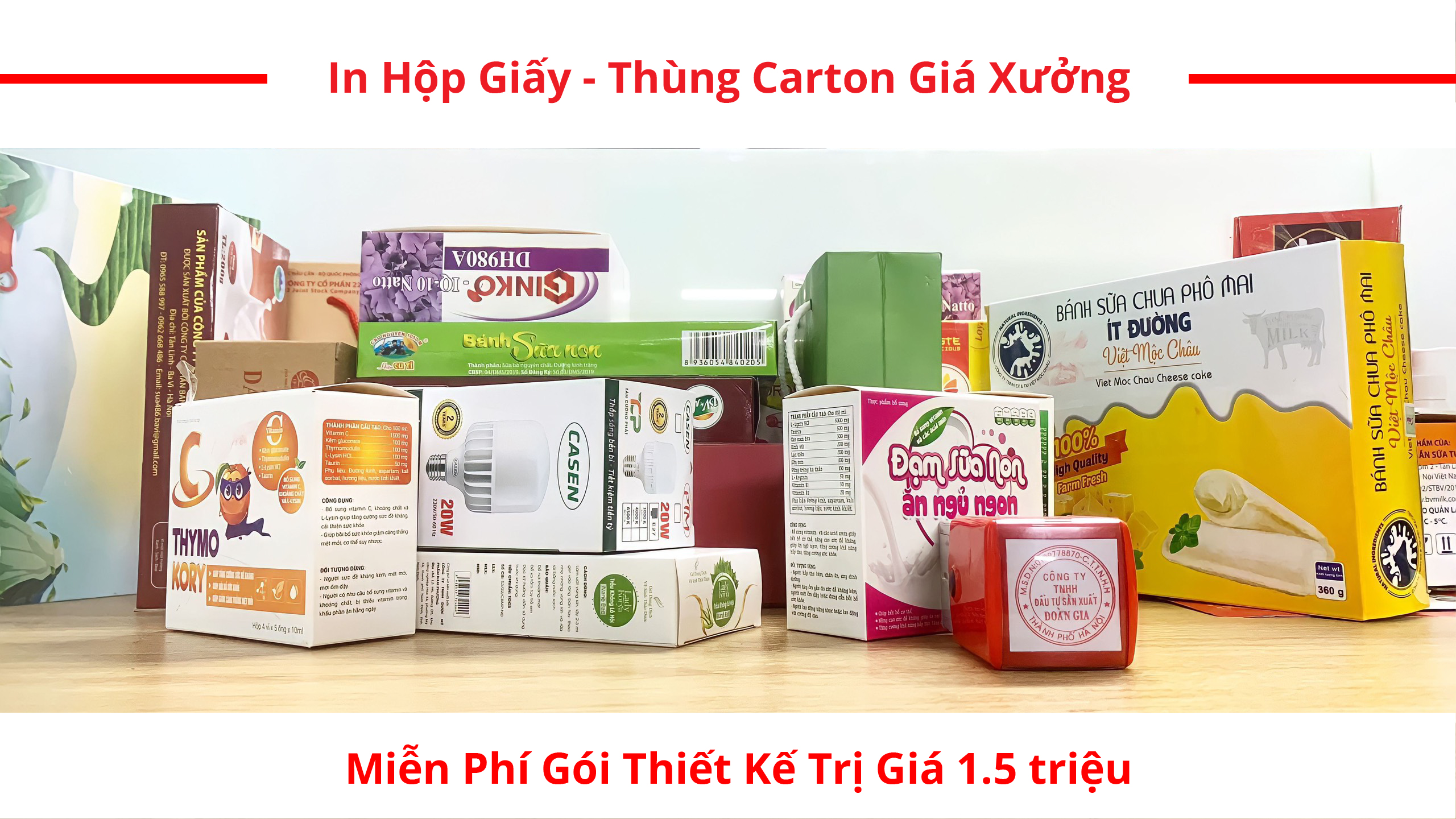 in hộp sản phẩm các loại - mẫu nào cũng in