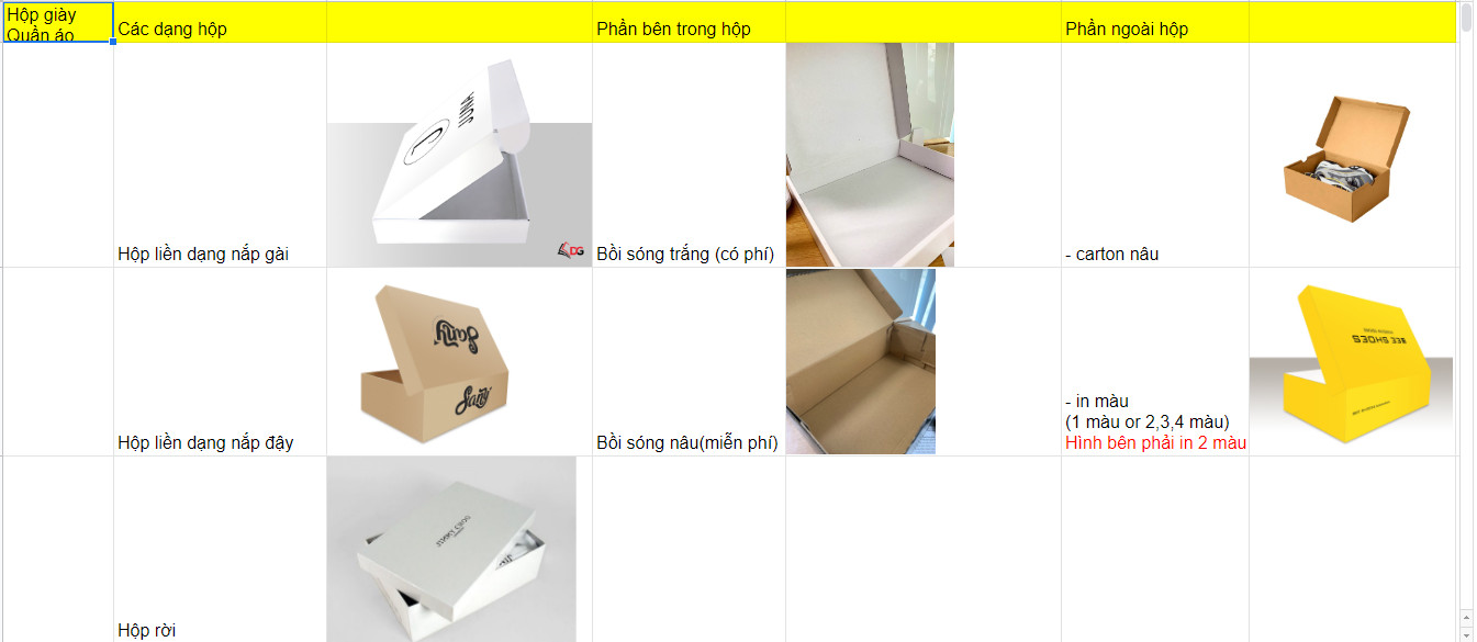 In bao bì may mặc các loại tại bao bì Đoàn Gia