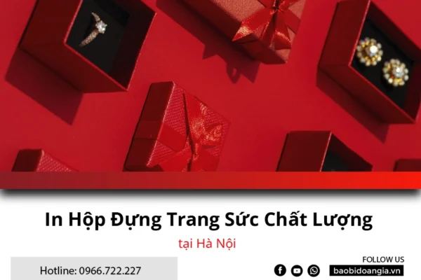 in hộp đựng trang sức tại Hà Nội