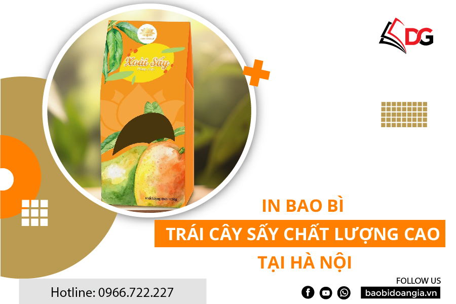 in bao bì trái cây sấy tại Hà Nội