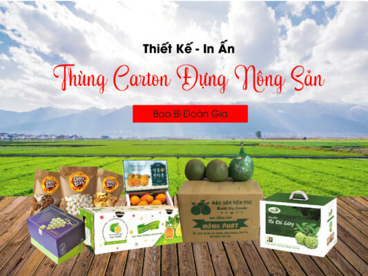 in thùng carton đựng nông sản các loại