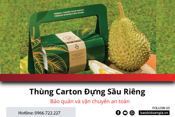 in thùng carton đựng sầu riêng tại Hà Nội